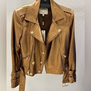 L’AGENCE gold jacket brand new